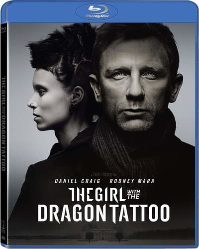Front. The Girl With the Dragon Tattoo   - BLU-RAY.