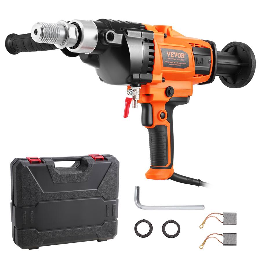 Diamond Core Rig Models VEVOR Core Drill Machine, 0.8 6.3in Drilling Diameter Handheld Diamond ...