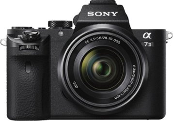 Sony - Alpha a7 II Full-Frame Mirrorless Video Camera with 28-70mm Lens - Black - Front_Zoom