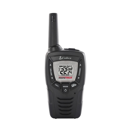 Cobra - microTALK 23-Mile 22-channel FRS/GMRS 2-Way Radios (Pair) - Black