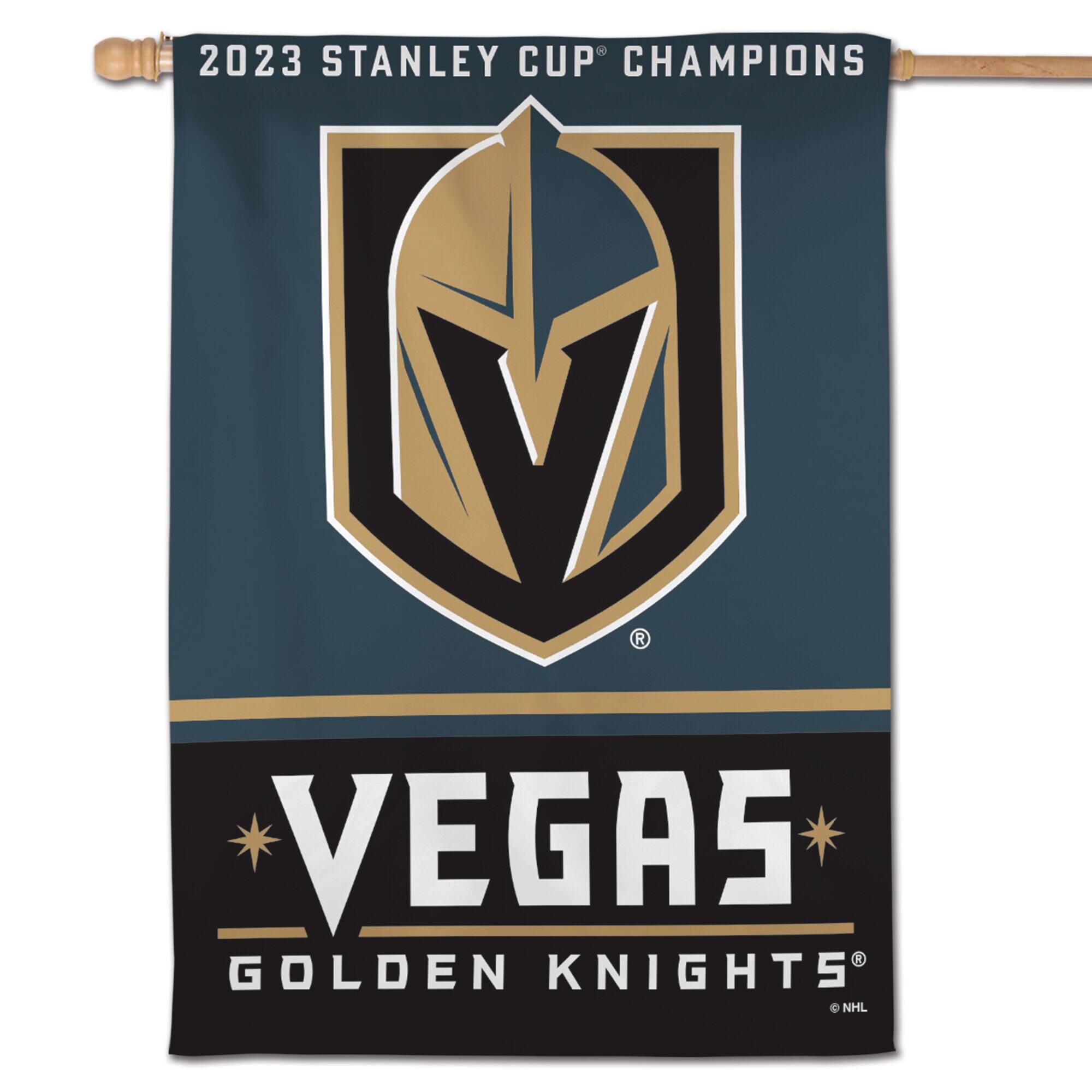 2023 STANLEY CUP CHAMPIONS  
VEGAS  
GOLDEN KNIGHTS  
© NHL