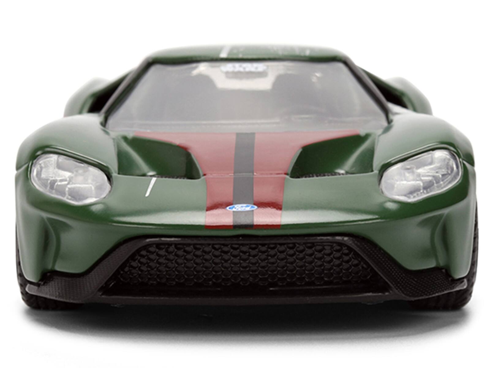 Alt View 5. Jada - 2017 Ford GT "Boba Fett" Livery Dark Green with Graphics "Star Wars" Franchise 1/32 Diecast Model Car by Jada.
