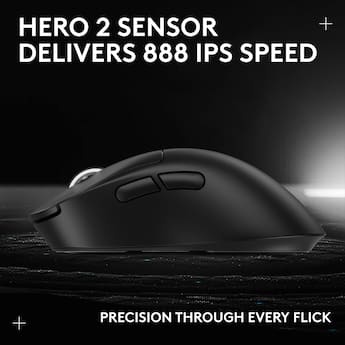 Logitech PRO X Superlight 2 DEX Lightweight Wireless Optical HERO Logitech PRO X Superlight 2 DEX Lightweight Wireless Optical HERO