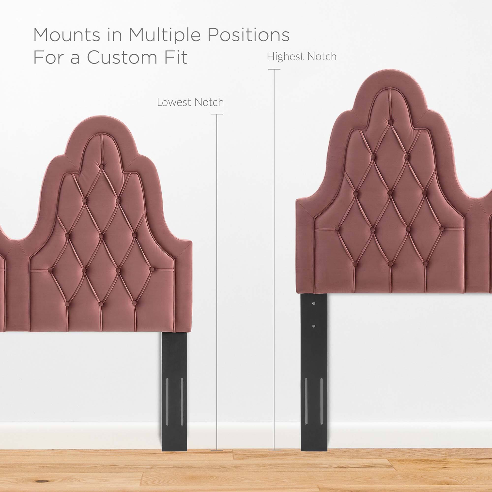 Mounts in Multiple Positions  
For a Custom Fit  

Lowest Notch  
Highest Notch