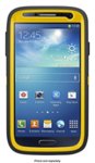 Front Standard. OtterBox - Defender Series Case for Samsung Galaxy S 4 Cell Phones - Sun Yellow/Black.