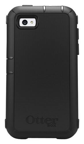 Front Standard. OtterBox - Defender Series Case for HTC First Mobile Phones - Black.