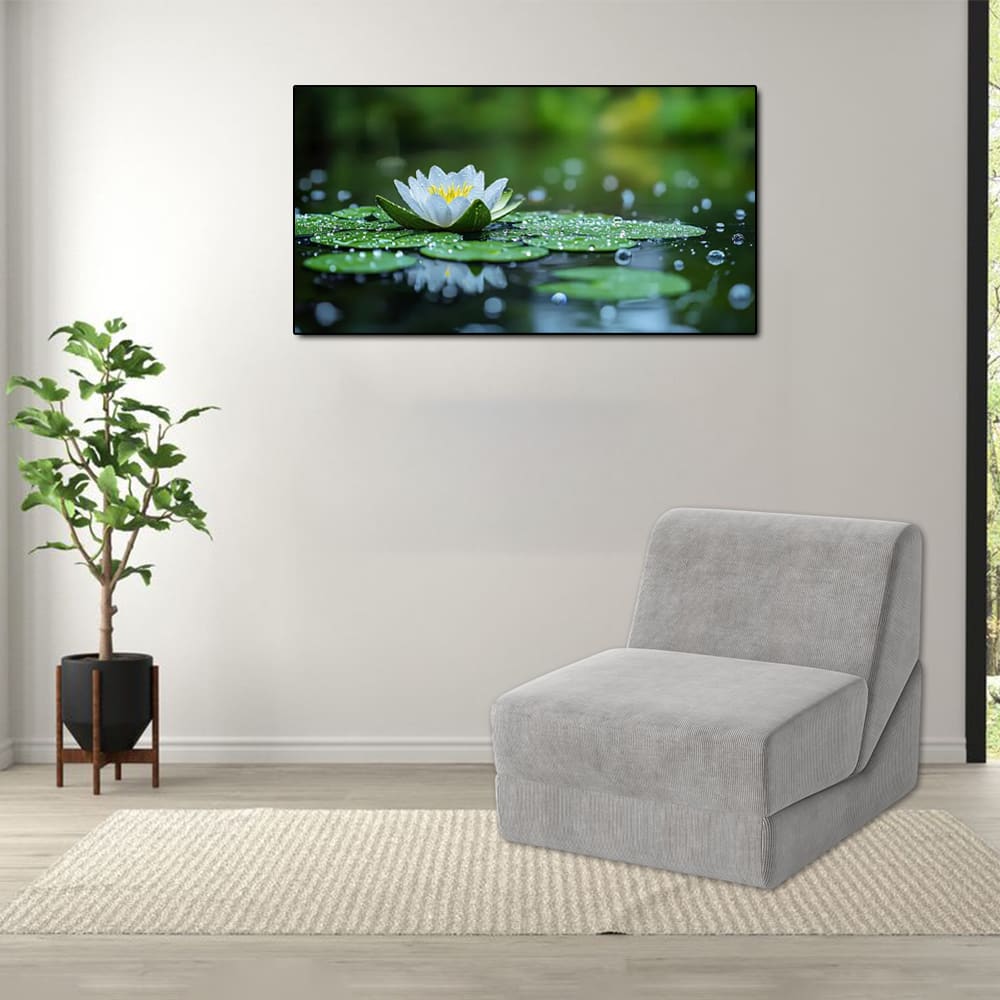 Hivvago - 3-in-1 Convertible Folding Sofa Bed with Removable Washable Cover - Gray