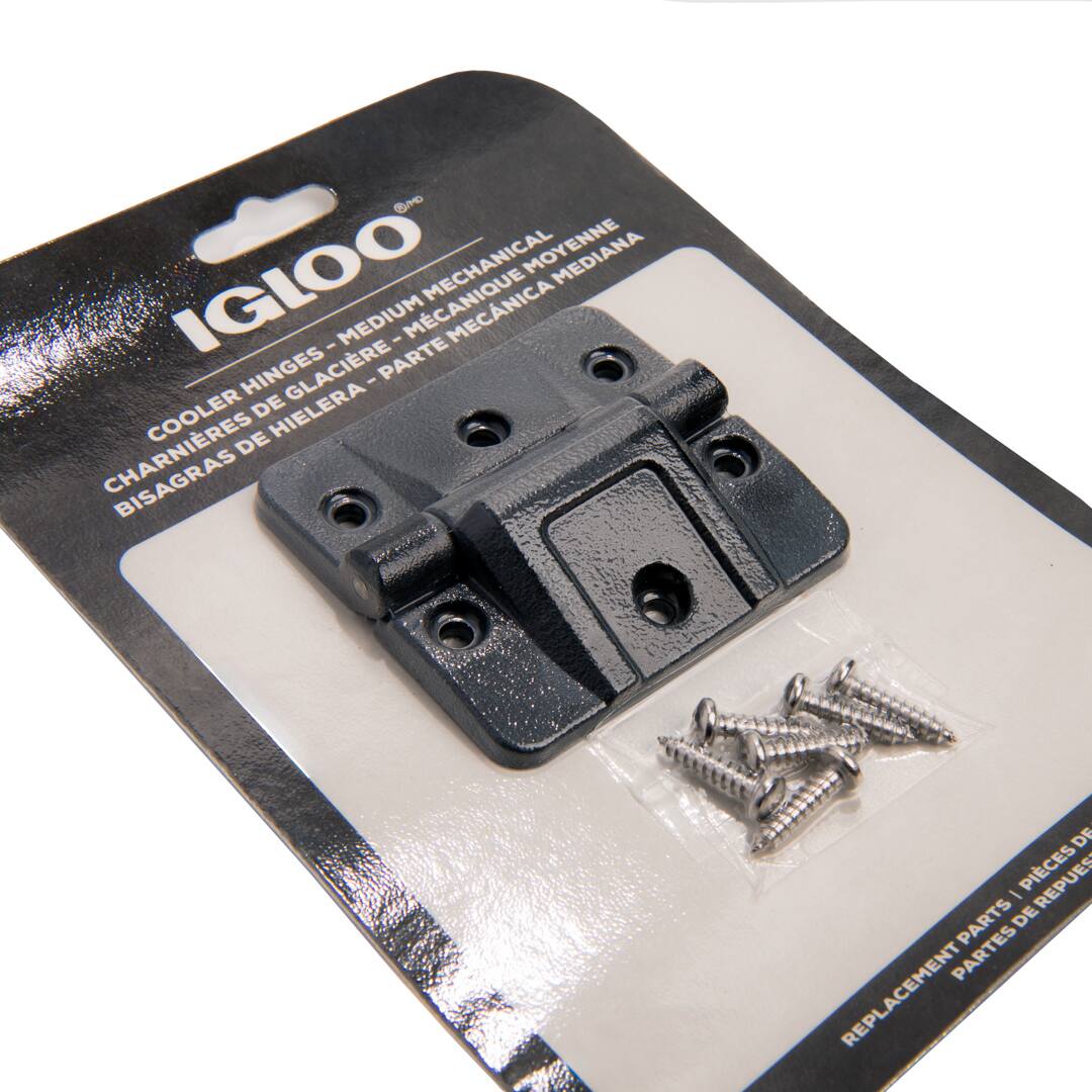 IGLOO COOLER HINGES - MEDIUM MECHANICAL - MECANICA MEDIANA  
CHARNIÈRES DE GLACIER - PARTE MECANICA MEDIANA  
BISAGRAS DE HIELERA - PARTE MECANICA MEDIANA  
REPLACEMENT PARTS