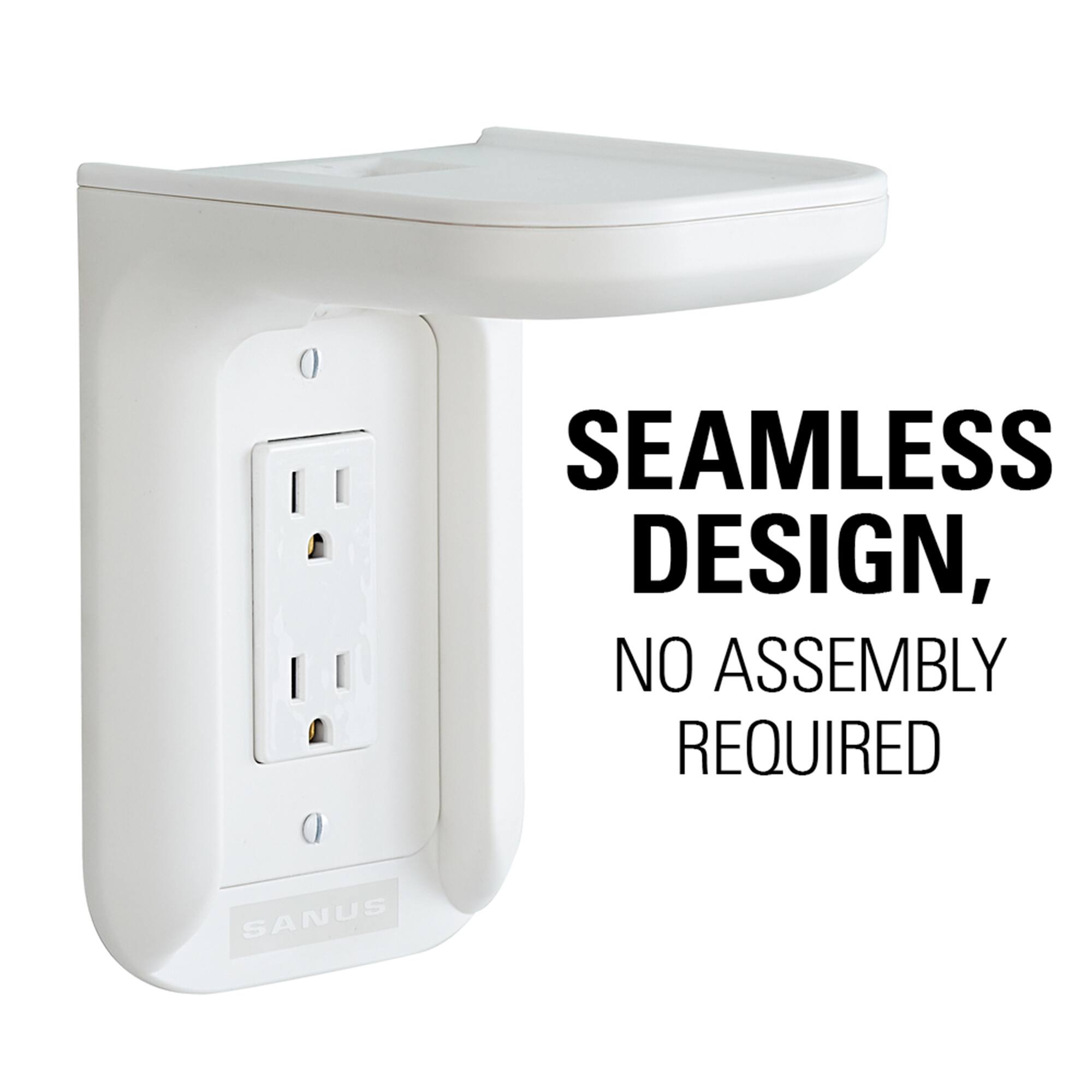 Seamless design, no assembly required.
