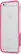 Front. Tavik - Outer Edge Bumper Case for Apple® iPhone® 6 - White/Magenta.