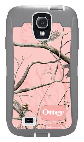  OtterBox - Defender Series Case for Samsung Galaxy S 4 Cell Phones - Realtree AP Pink