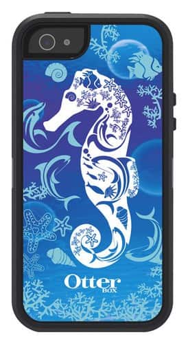 OtterBox - Defender Series Case for Apple® iPhone® 5 - Waves-Front_Standard 