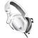 Alt View 12. V-MODA - Crossfade M-100 Wired Over-the-Ear Headphones - White / Silver.