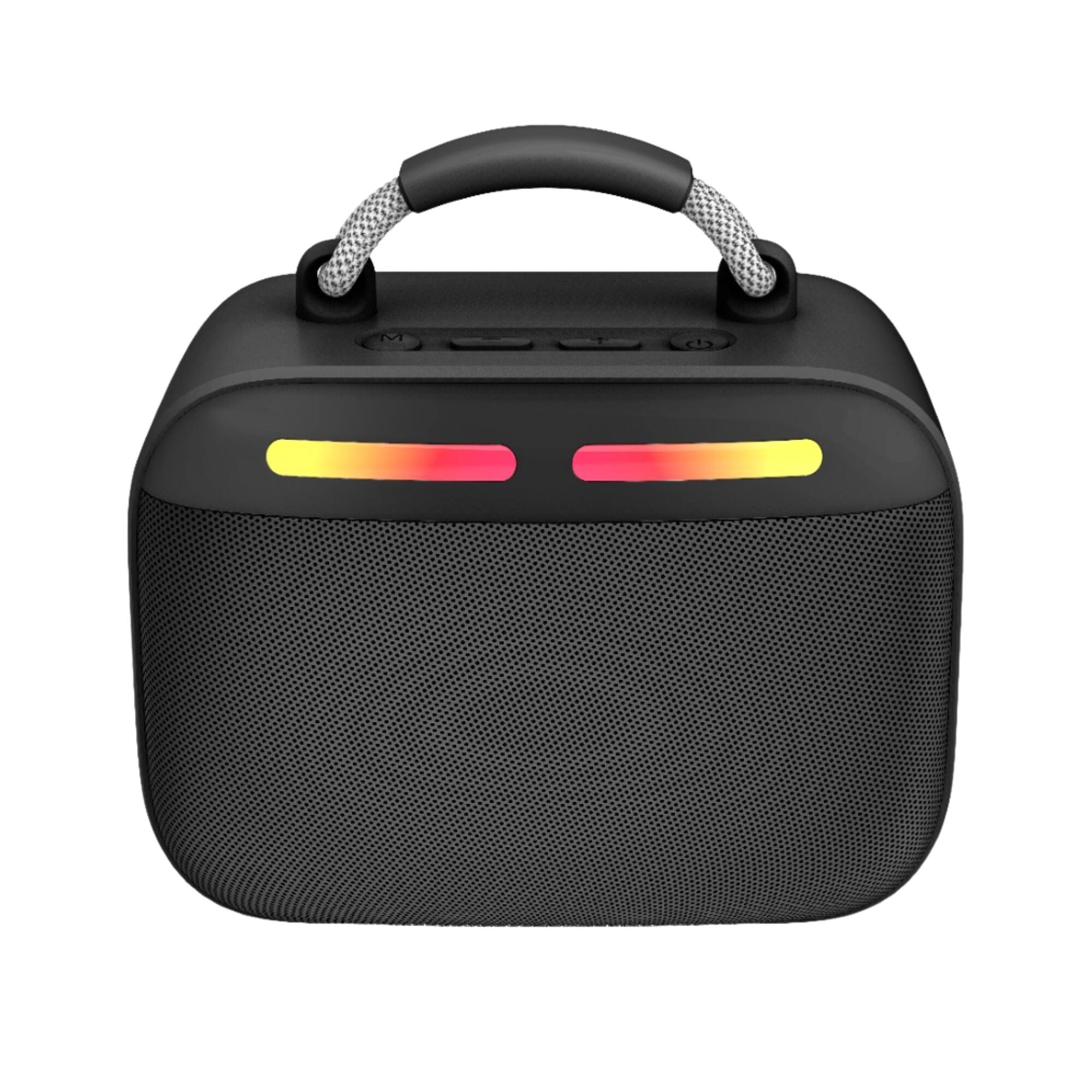 Front. RCA - FLEX-30 Portable Bluetooth Speaker with RGB Lights and FM Radio - Black.