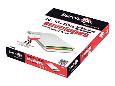 Survivor Quality Park

10 x 13 x 1½ in. self-sealing expansion envelopes
made of DuPont Tyvek

25 envelopes

Survivor Quality Park

10 x 13 x 1½ in. self-sealing expansion envelopes
made of DuPont Tyvek

25 envelopes