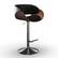 Angle. Simpli Home - Amery Adjustable Swivel Bar Stool - Black.