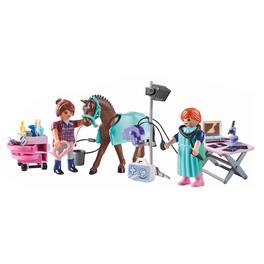 Playmobil - 71241 Country Horse Veterinarian Building Set - Multi-Color