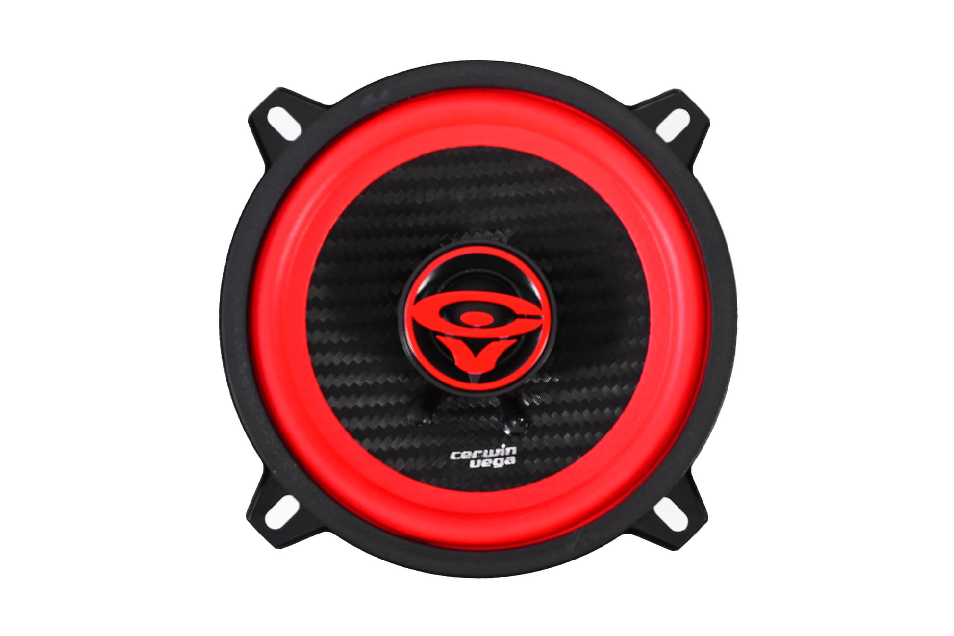 Cerwin Vega - V525 Vega 2025 Edition - 5.25" 2-WAY COAXIAL FULL RANGE SPEAKERS - Black and Red