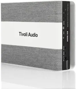Tivoli Audio - Model Sub Gen 1 Slim Wi-Fi Powered Subwoofer with 3.5mm Line Input - White / Grey