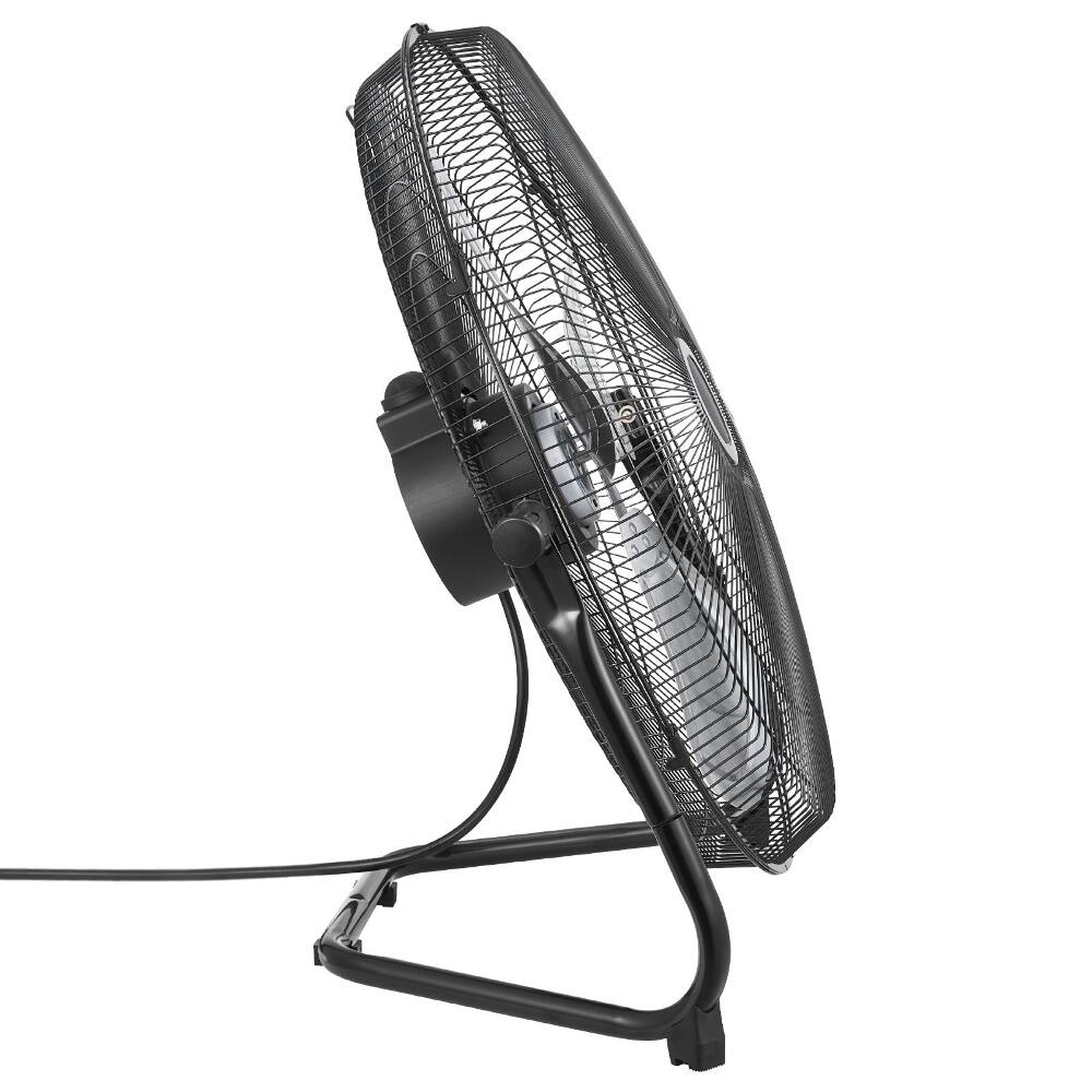 Alt View 7. Loheer - Loheer Industrial Floor Fan 2 PCS 20 Inch High Velocity Heavy Duty Metal Garage Fan 4800 CFM Adjustable Tilt.