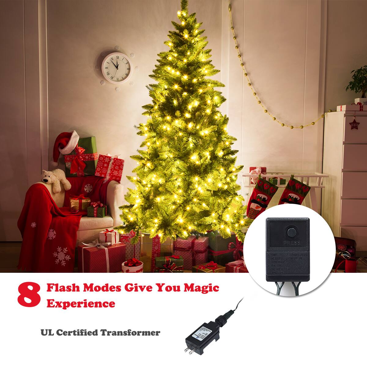 Flash Modes Give You Magic 8 Experience UL Certified Transformer