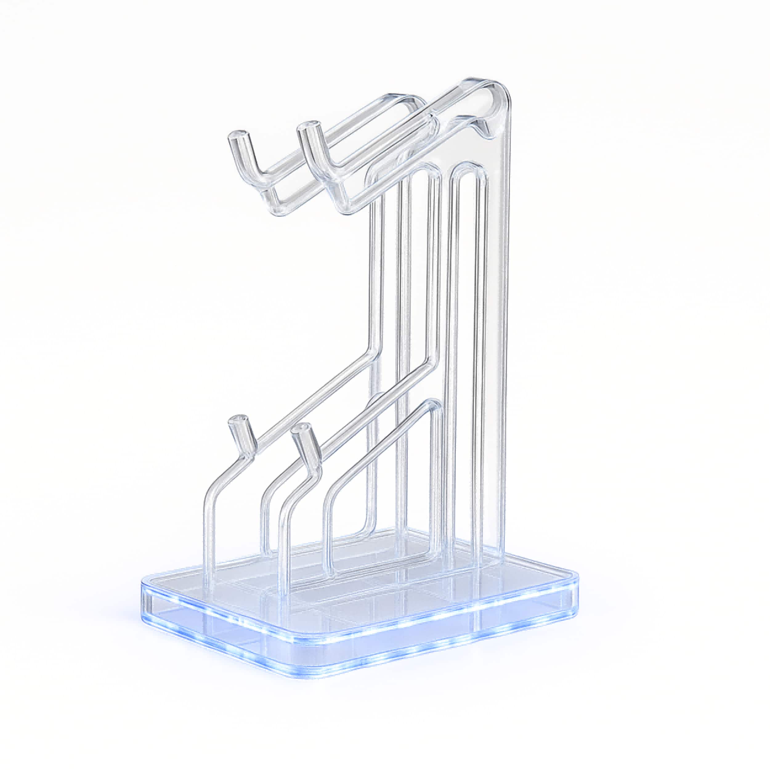 turbX - Nebula Deck RGB Gaming Headset & Controller Stand, Acrylic Rack with LED, for PS5, Xbox, PC, Switch - RGB Lights