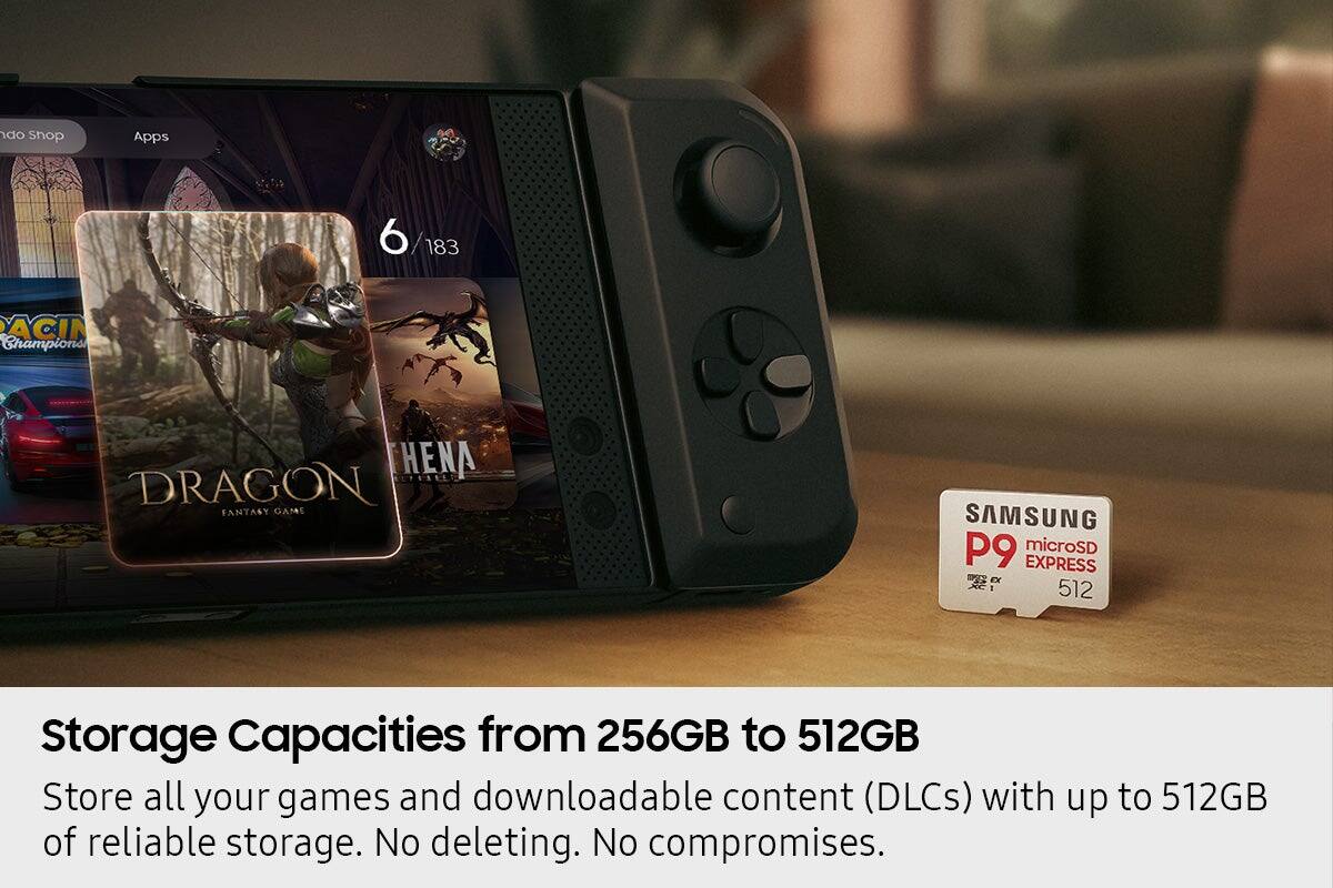 Storage Capacities from 256GB to 512GB

Store all your games and downloadable content (DLCs) with up to 512GB of reliable storage. No deleting. No compromises.