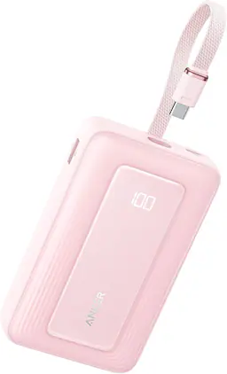 Anker - Zolo Power Bank, 20,000mAh 45W Max Fast Portable Charger - Pink