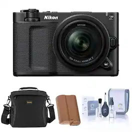 Bundle - Nikon - ZR 6K Cinema Camera with NIKKOR Z 24-50mm f/4-6.3 Lens, with Extra Battery, Shoulder Bag and Cleaning Kit