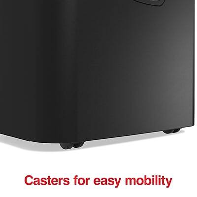Staples 24 Sheet Cross Cut Multi Media Shredder Black ST62156