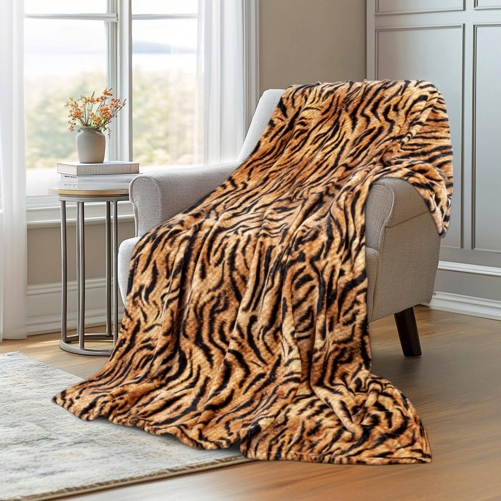 Tiger Print 01 Fleece (50x60 IN)
