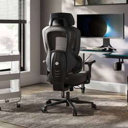 Eureka Ergonomic - Ergonomic Gaming Chair with Adjustable Armrest Headrest & Lumbar Support - Black