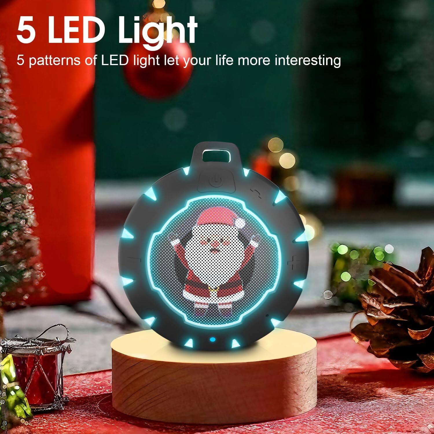 5 LED Light  
5 patterns of LED light let your life more interesting