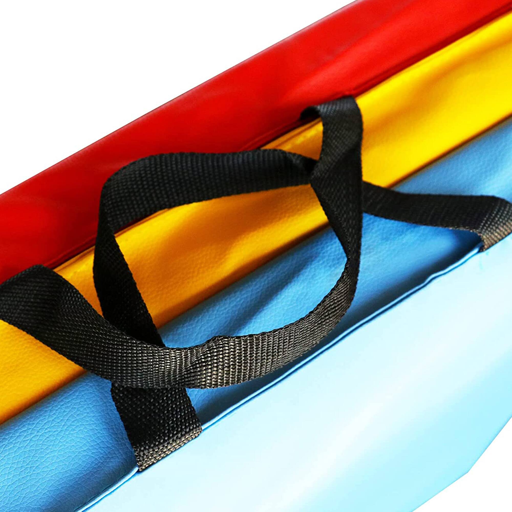 Alt View 8. BalanceFrom Fitness - BalanceFrom Fitness GoGym 1.5" Thick Folding 3 Panel Gym Fitness Mat, Multicolor - Multi-Color.