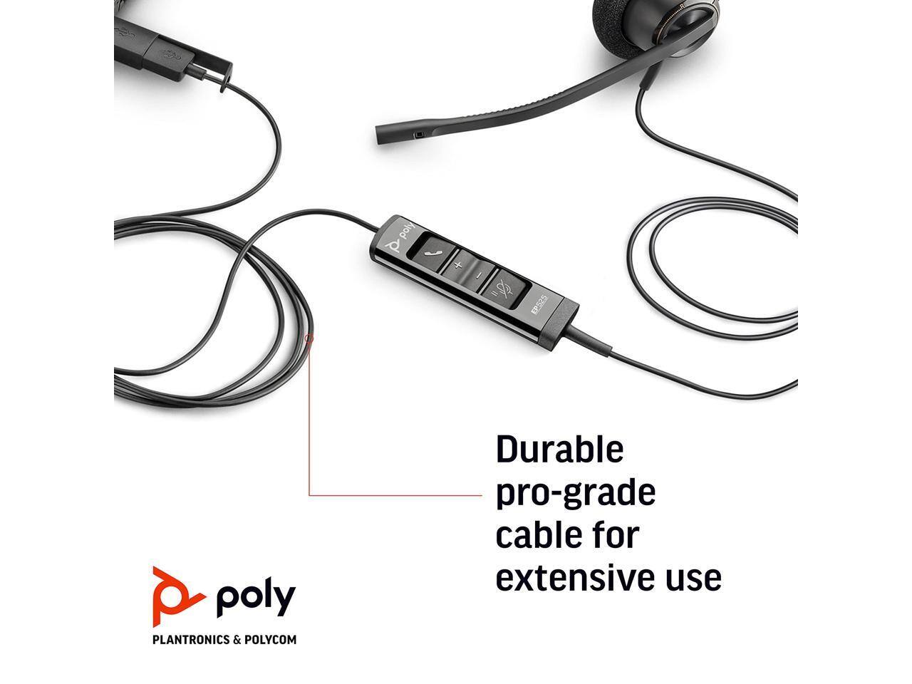 poly J + I ~ Z EP525  
poly  
PLANTRONICS & POLYCOM  
Durable pro-grade cable for extensive use
