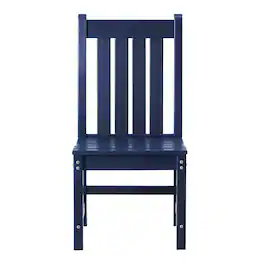 WestinTrends - Malibu Outdoor Patio Dining Chair - Navy Blue
