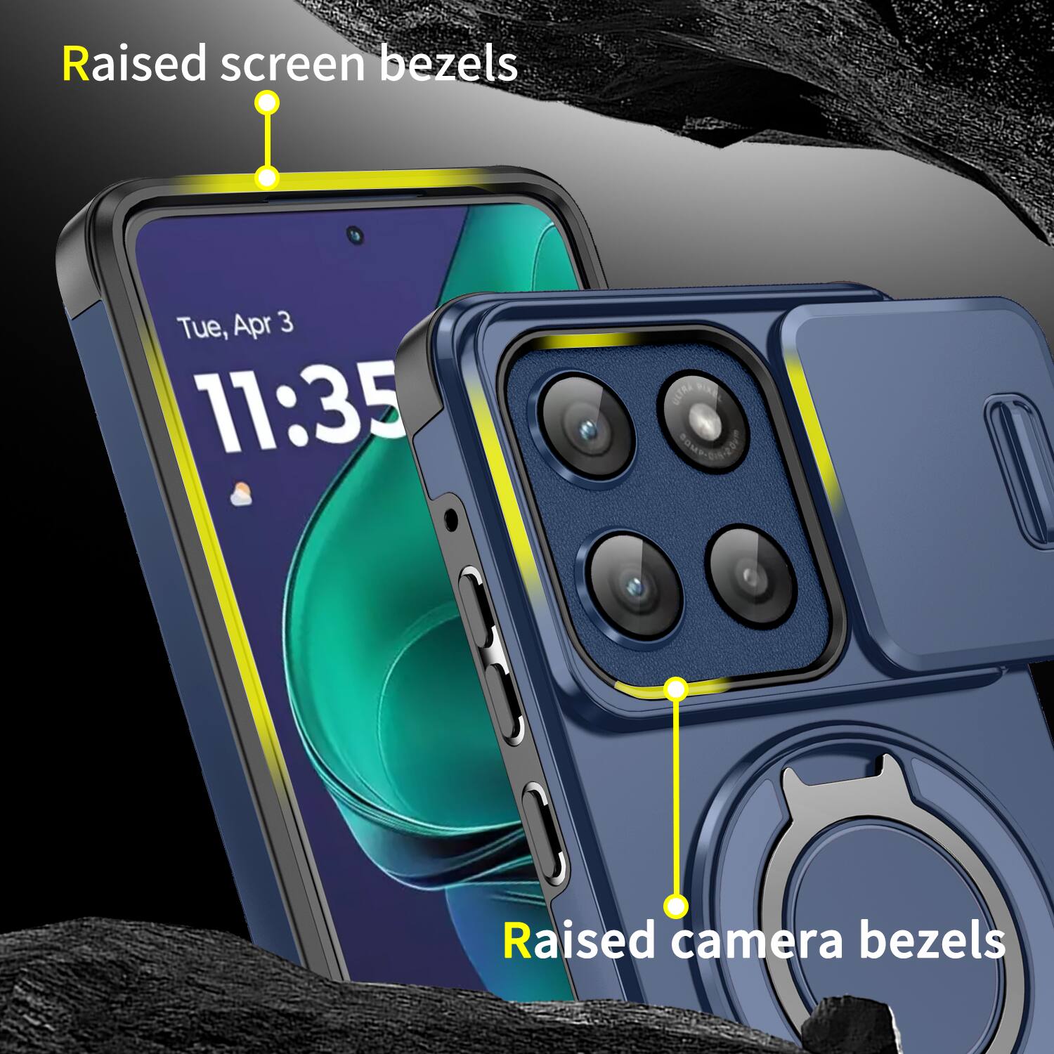 Raised screen bezels  
Tue, Apr 3 11:35  
Raised camera bezels
