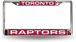 Rico Industries - Toronto Raptors Chrome Metal License Plate Frame Holder - Multi