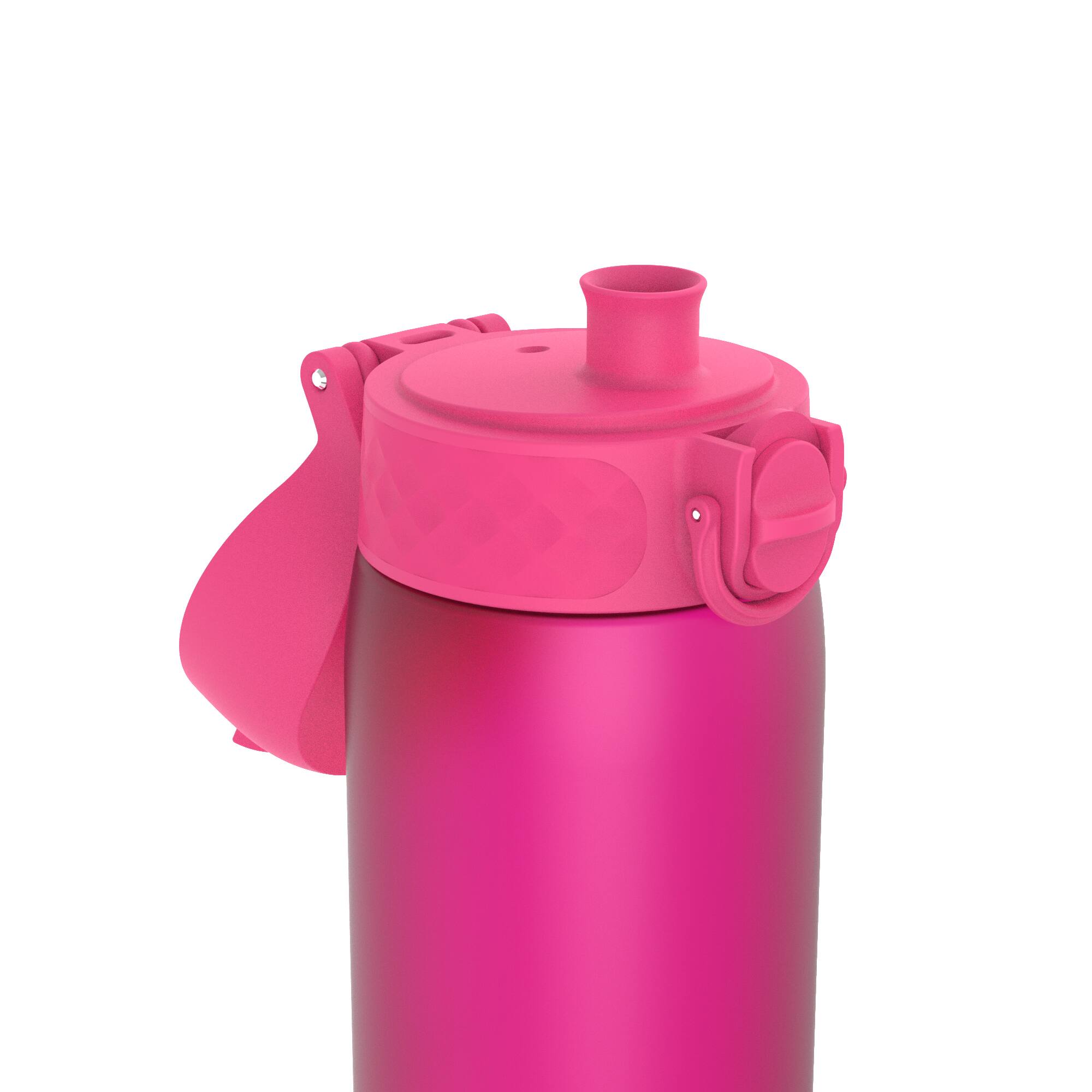 Left. Ion8 - BPA Free Recyclon Water Bottle - 18oz - Pink.