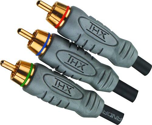 Angle Standard. Monster - 16' Component Video Cable - Black.