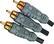Angle Standard. Monster - 16' Component Video Cable - Black.