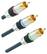 Front Standard. Monster - 400 6.6' Advanced-Performance Component Video Cable - Black.