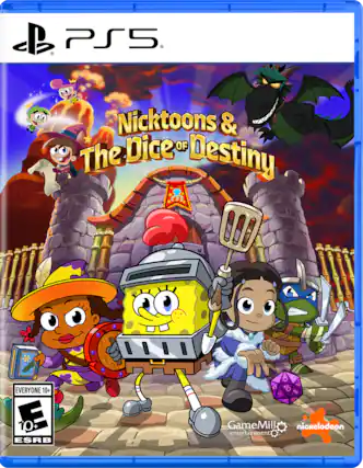 P PS5 R Nicktoons & Dice OF The Destiny EVERYONE 10+ E 10+ + ESRB GameMill nickelodeon entertainment 1 - E10+ (Everyone 10+)