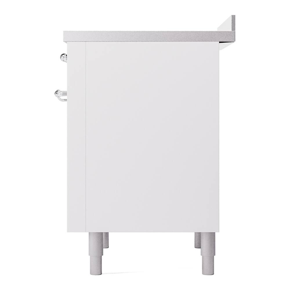 Alt View 10. ILVE - ILVE Nostalgie II 36 inch Induction Range with 6 Induction Elements (White) - White.