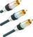 Angle Standard. Monster - 400 3.3' Advanced-Performance Component Video Cable - Black.