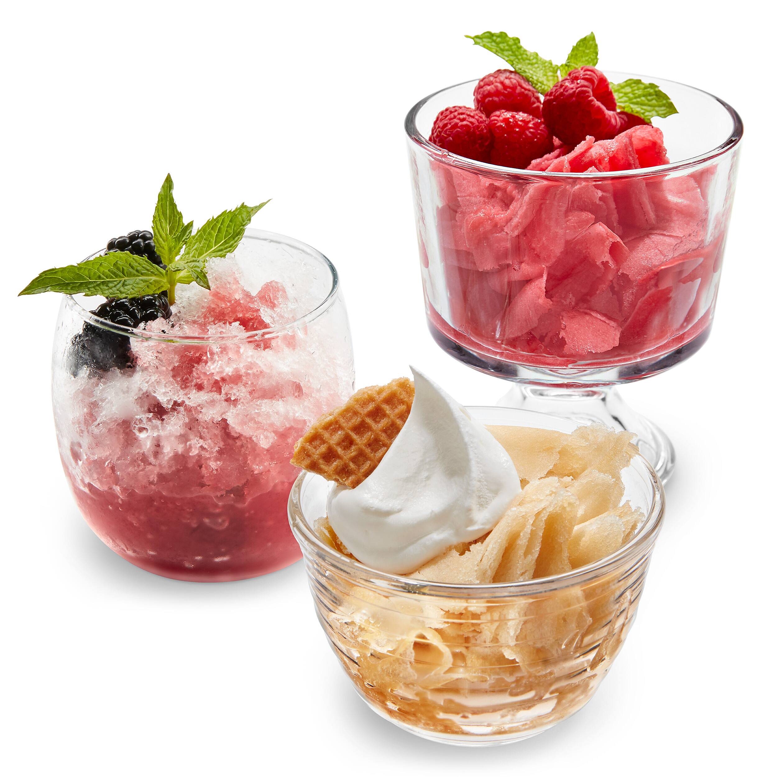 Left. KitchenAid - Shave Ice Attachment, KSMSIA - White.