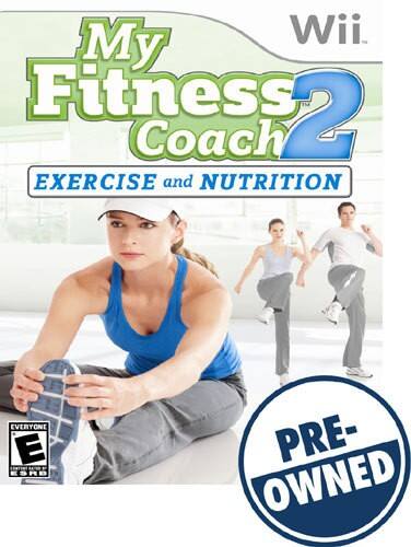 Front Standard. My Fitness Coach 2: Exercise and Nutrition — PRE-OWNED - Nintendo Wii.