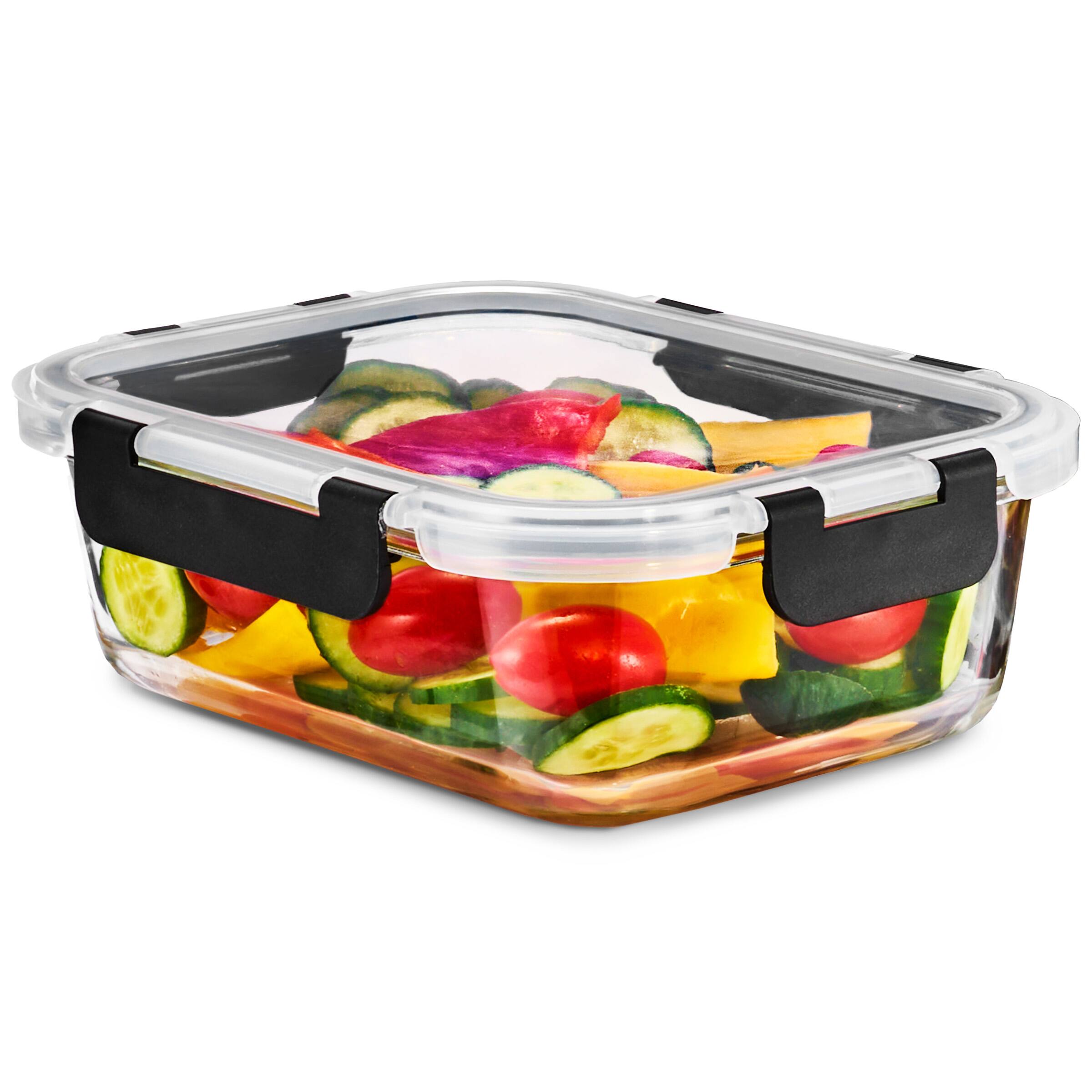 Front. Sorbus - Sorbus 1pc Glass Meal Prep Container, 1 Glass Food Storage Container (21.3oz, 2.6 Cups) with Airtight Lid.