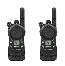 Motorola - Professional CLS1410 5-Mile 4-Channel UHF Two-Way Radio (Two Count) - Black