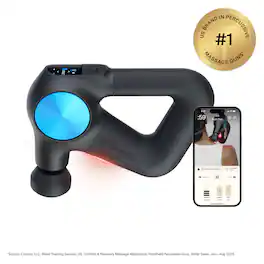 Therabody - Theragun PRO Plus - Advanced Multi-Therapy Device With Massage, LED, Heat & Vibration For Optimal Performance - Black